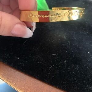 NWOT Gold tone Cuff Bracelet Lily Pulitzer